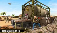 US Army Train Gunship Attack : Train Driving Games Screen Shot 9