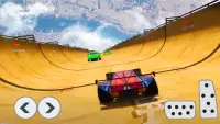 Superhero Car Stunts Racing Screen Shot 1