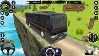 Mountain Road Bus Driving Game Screen Shot 1