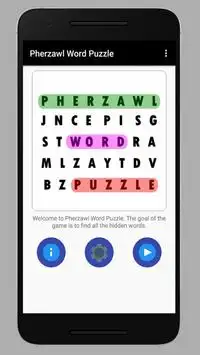 Pherzawl Word Puzzle Screen Shot 0