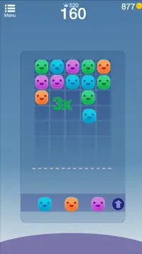 Stack Three FRVR - Drop Cubes to the Block Puzzle! Screen Shot 0