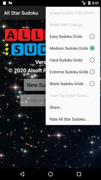 All Star Sudoku Screen Shot 1