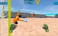 Soccer Goalkeeper - Beach Coast Goalie Screen Shot 3