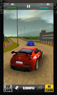 Thumb car race dirt drift VR Screen Shot 2