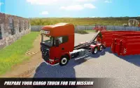 Game Mengemudi Truk 3D Euro Cargo Truck Screen Shot 1