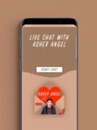 Live Chat with Asher Angel Simulation Screen Shot 1
