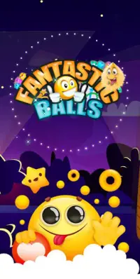 Fantastic Balls - Match 7 emoji-ballen Screen Shot 0