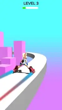 Skate Roller Run 3D Screen Shot 2
