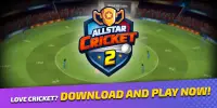All Star Cricket 2 Screen Shot 0