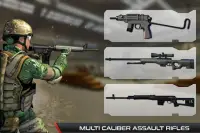 काउंटर आतंकवादी शूटिंग खेल - गन शूटर Screen Shot 5