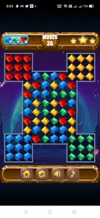 Puzzle Gemstones Game - Jewel Block Puzzle Screen Shot 2