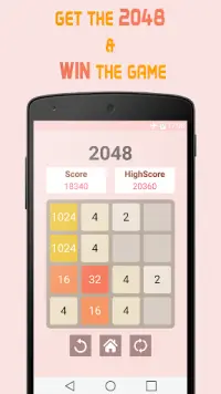 2048 Original - Classical 2048 Puzzle with Extras Screen Shot 0