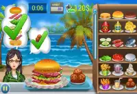 खाद्य उन्माद बर्गर खेल Screen Shot 1