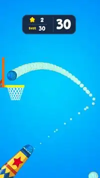 Flipper Dunk Launcher basketball Screen Shot 2
