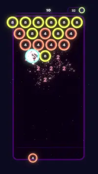 Neon Bubble Shooter Screen Shot 0
