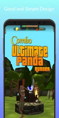 Combo Ultimate Panda Runner-Adventure Screen Shot 1