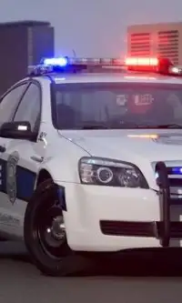 Rompecabezas de coches de policía Screen Shot 2