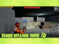 Zombie Invasion Sniper 3D Screen Shot 0