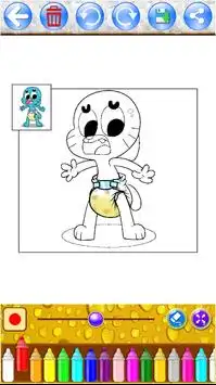 Coloring Gumball : The Amazing World of Gumball Screen Shot 3