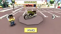 Blocky Moto Racing - سباق Screen Shot 2