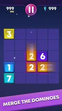 Dominoes Blocks Score - Combination Numbers Screen Shot 0