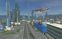 Futuristic Helicopter Rescue Simulator Flying Screen Shot 2