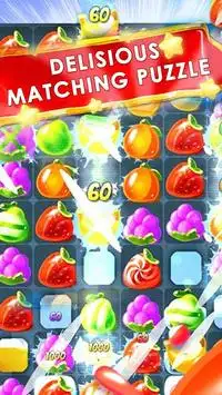 Candy Fruit Crush-Candy match 3 Screen Shot 0