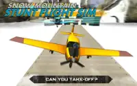 Snow Mountain Stunt Flight Sim Screen Shot 0