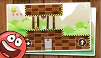 Red Hero Jungle - Bounce Ball Adventure Screen Shot 2
