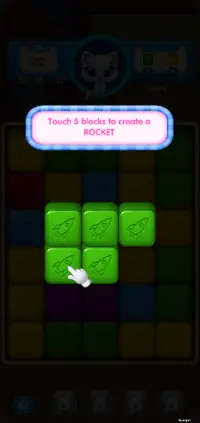 Pop Blocks Puzzle Game Screen Shot 1