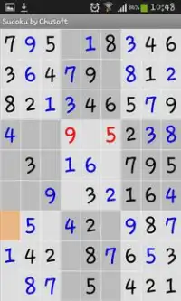 Sudoku by Chusoft Screen Shot 2