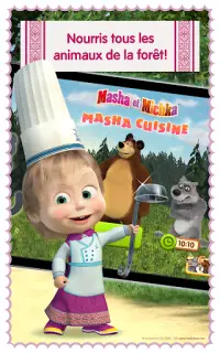 Masha et Ours: jeux de cuisine Screen Shot 3