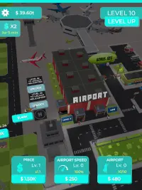 Idle Plane Game - Airport Tycoon Screen Shot 4