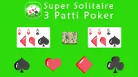 Super Solitaire 3 Patti Poker Screen Shot 1