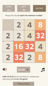 AI 2048 GAME Screen Shot 1