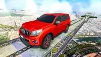 المسارات المستحيلة برادو سيارة حيلة ألعاب سباق 3D Screen Shot 11