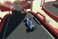 لعبة المربع سيارات السباق Screen Shot 3