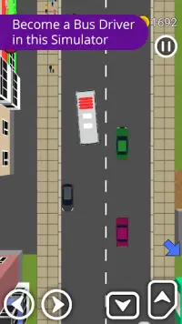 Bus Driver Simulator 2D Screen Shot 0