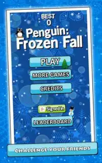 Penguin: Frozen Fall Screen Shot 0