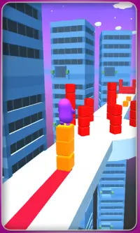 New Fall Boys Cube Surfer Game Screen Shot 1