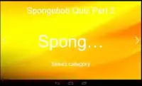 Spongebob Quiz Part 2 Screen Shot 0