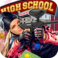 High School Paintball Shooting Arena : FPS Game