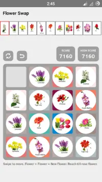 Flower Swap Screen Shot 1