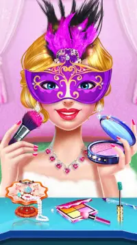 Princess Makeup - Masked Prom Screen Shot 0