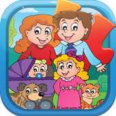 Season Learn Puzzles: Baby Fam