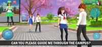 School Love Life: Anime Games Screen Shot 8