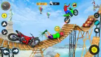 Bike Stunt Balap Motor Games Screen Shot 5