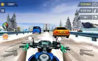 Balapan di Moto Jalan Raya racer Screen Shot 0