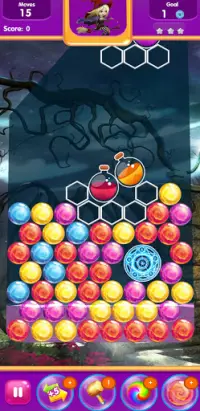 WITCHBALL – MAGIC WITCH BUBBLE POP MATCH 3 PUZZLE Screen Shot 6