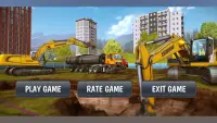 Excavator Dozer & Bucket Simulation Games Screen Shot 4